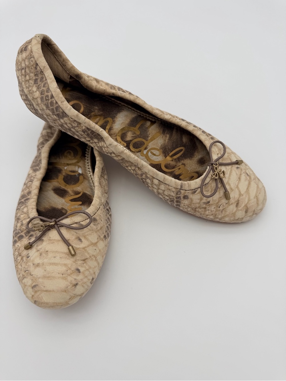 Sam Edelman Flats size 7 beige ballet inspired.